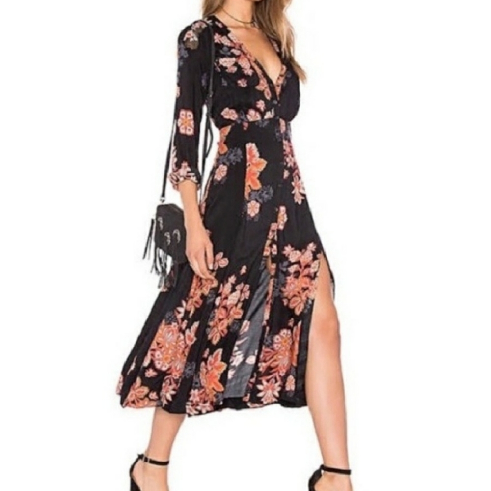Free People GORGEOUS Midi Maxi Dress 10
